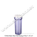 10 inch plastic clear water filter housing